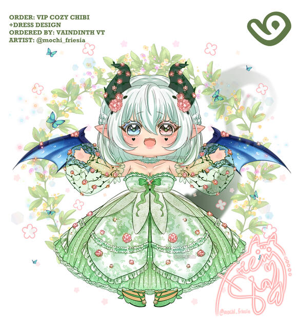 VIP Cozy Chibi +custom dress design